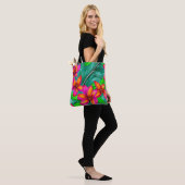 Tropisch paradise Floral Pattern Tote Bag (Op model)