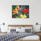 Tropisch paradise Hawaiian 2-paneldoek Canvas Afdruk (Insitu (Slaapkamer))