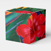 Tropisch Paradise Hawaiian Floral Bedankdoosjes (Voorkant Zijde)