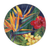 Tropisch paradise Hawaiian Floral Cutting Board Snijplank (Voorkant)