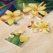 Tropisch Paradise Hawaiian Floral Puzzle met tin Legpuzzel (Zijkant)