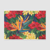 Tropisch Paradise Hawaiian Floral Tissuepapier (Voorkant)