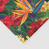 Tropisch Paradise Hawaiian Floral Tissuepapier (Detail)
