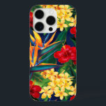 Tropisch paradise Hawaiian Floral Verticaal iPhone 16 Pro Hoesje<br><div class="desc">Dit originele digitale schilderij van beroemde illustrator Jeff Fillbach is een explosie van de kleuren van enkele van de mooiste bloemen van de natuur. Met een reeks vogels van paradijs, plumeria en hibiscus zullen de voorwerpen in ons collectie van het tropische paradijs je geesten optillen en je dromen voeden. Breng...</div>
