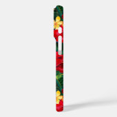 Tropisch paradise Hawaiian Floral Verticaal Case-Mate iPhone Case (Achterkant / Links)