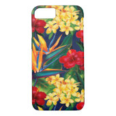 Tropisch paradise Hawaiian Floral Verticaal Case-Mate iPhone Case (Achterkant)