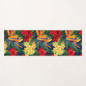 Tropisch Paradise Hawaiian Floral Yogamat (Voorkant (horizontaal))