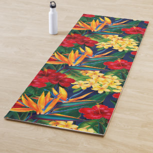 Tropisch Paradise Hawaiian Floral Yogamat