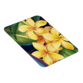 Tropisch paradise Hawaiian Plumeria Magnet Magneet (Rechterzijde)