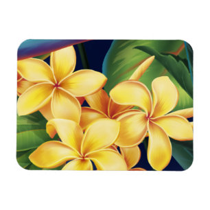 Tropisch paradise Hawaiian Plumeria Magnet Magneet