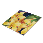 Tropisch paradise Hawaiian Plumeria Tegels & Trive Tegeltje (Zijkant)