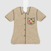 Tropisch paradise Holiday Wreath Aloha Shirt Ornament (voorkant)