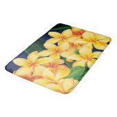 Tropisch Paradise Plumeria Hawaiian Badmat (Gekanteld)