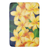 Tropisch Paradise Plumeria Hawaiian Badmat (Voorkant Verticaal)