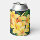 Tropisch Paradise Plumeria Hawaiian Blikjeskoeler (Blikje Achterkant)