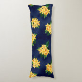 Tropisch Paradise Plumeria Hawaiian Lichaamskussen (Voorkant Verticaal)