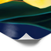 Tropisch Paradise Plumeria Hawaiian Poster (Hoek)