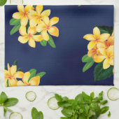 Tropisch Paradise Plumeria Hawaiian Theedoek (Gevouwen)