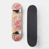 Tropisch paradise roze skateboard (Voorkant)