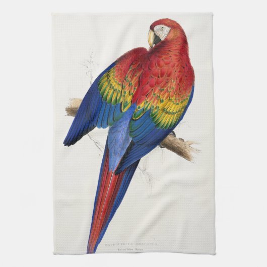 Tropisch Parrot Kitchen Towel Theedoek (Verticaal)