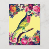 Tropisch parrot  ontwerp briefkaart (Voorkant)