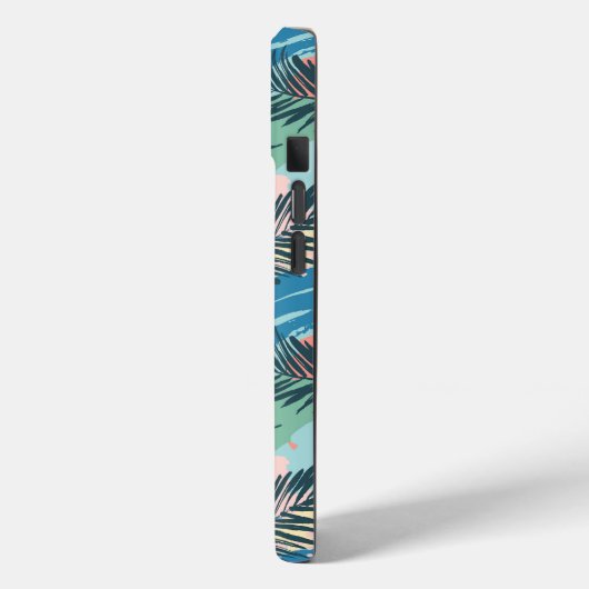 Tropisch pastelbladpatroon Case-Mate iPhone case (Achterkant / Links)