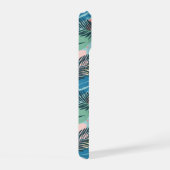 Tropisch pastelbladpatroon iPhone 15 case (Rechterkant)