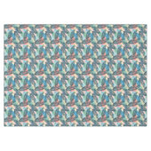 Tropisch pastelbladpatroon tafelkleed (Voorkant (Horizontaal))