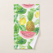 Tropisch patroon bad handdoek (Handdoek)