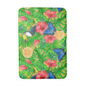 Tropisch patroon badmat (Voorkant Verticaal)