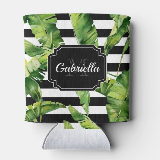 Tropisch patroon blikjeskoeler (Achterkant)