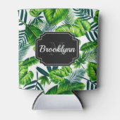 Tropisch patroon blikjeskoeler (Voorkant)