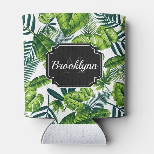 Tropisch patroon blikjeskoeler (Achterkant)