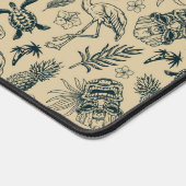  tropisch patroon bureaumat (Hoek)