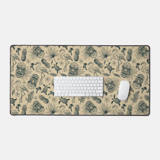  tropisch patroon bureaumat (Keyboard & Muis)