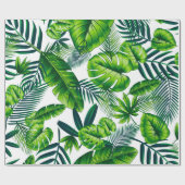 Tropisch patroon cadeaupapier (Vlak)