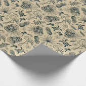  tropisch patroon cadeaupapier (Hoek)