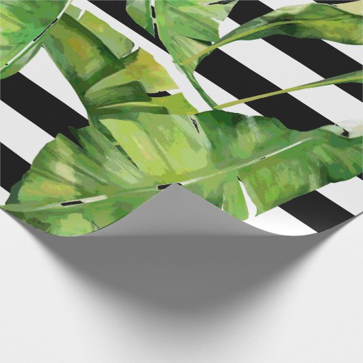Tropisch patroon cadeaupapier (Hoek)