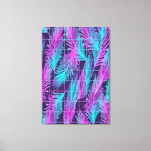 Tropisch patroon canvas afdruk