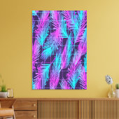 Tropisch patroon canvas afdruk (Insitu (Woonkamer))