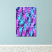 Tropisch patroon canvas afdruk (Insitu (Houten vloer))