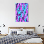 Tropisch patroon canvas afdruk (Insitu (Slaapkamer))