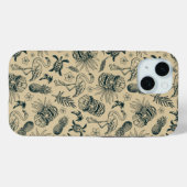 tropisch patroon Case-Mate iPhone case (Achterkant (horizontaal))