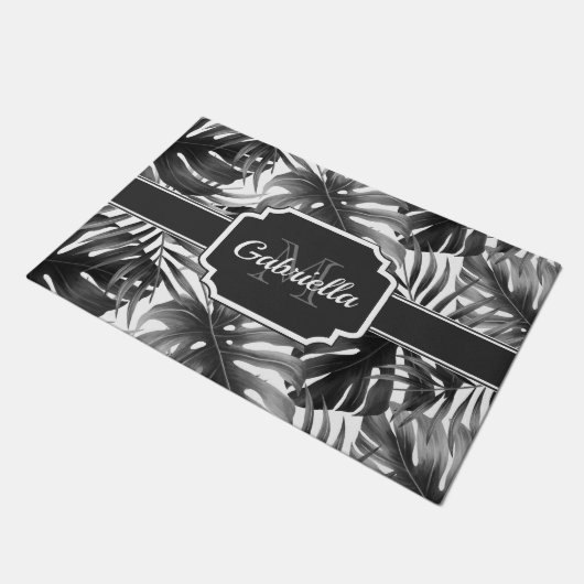 Tropisch patroon deurmat (Schuin)