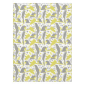 Tropisch patroon gele grijze ara-papegaai tafelkleed (Voorkant)