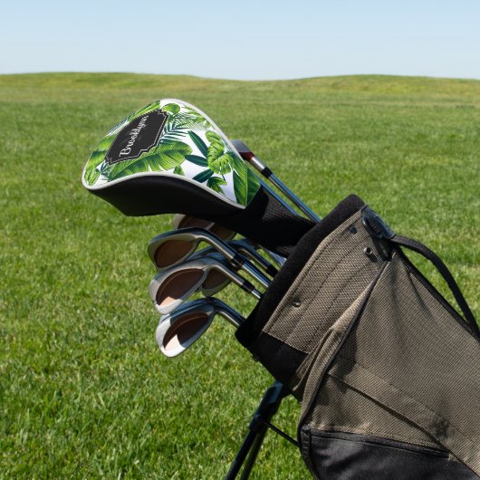 Tropisch patroon golfheadcover (Insitu)