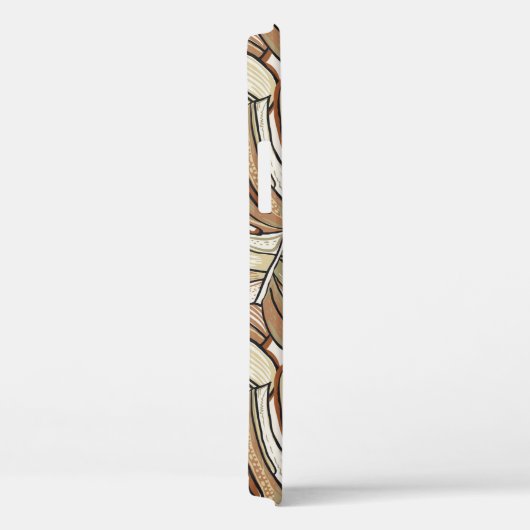 Tropisch patroon. Grafisch ontwerp met verbluffend Case-Mate iPhone Case (Achterkant / Rechts)