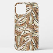 Tropisch patroon. Grafisch ontwerp met verbluffend Case-Mate iPhone Case (Achterkant)