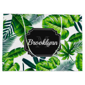 Tropisch patroon groot cadeauzakje (Achterkant)