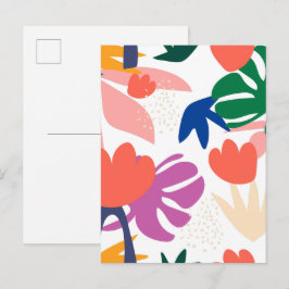 Tropisch patroon I Briefkaart